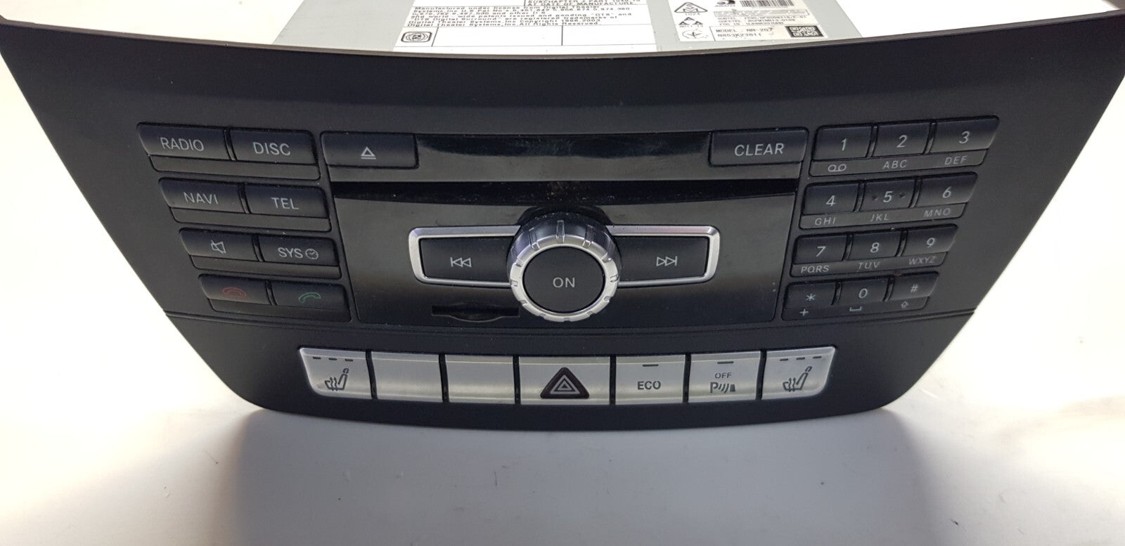 Mercedes W204 Headunit Navigation Comand A 2049009614 A 2049015204 mit PIN Code