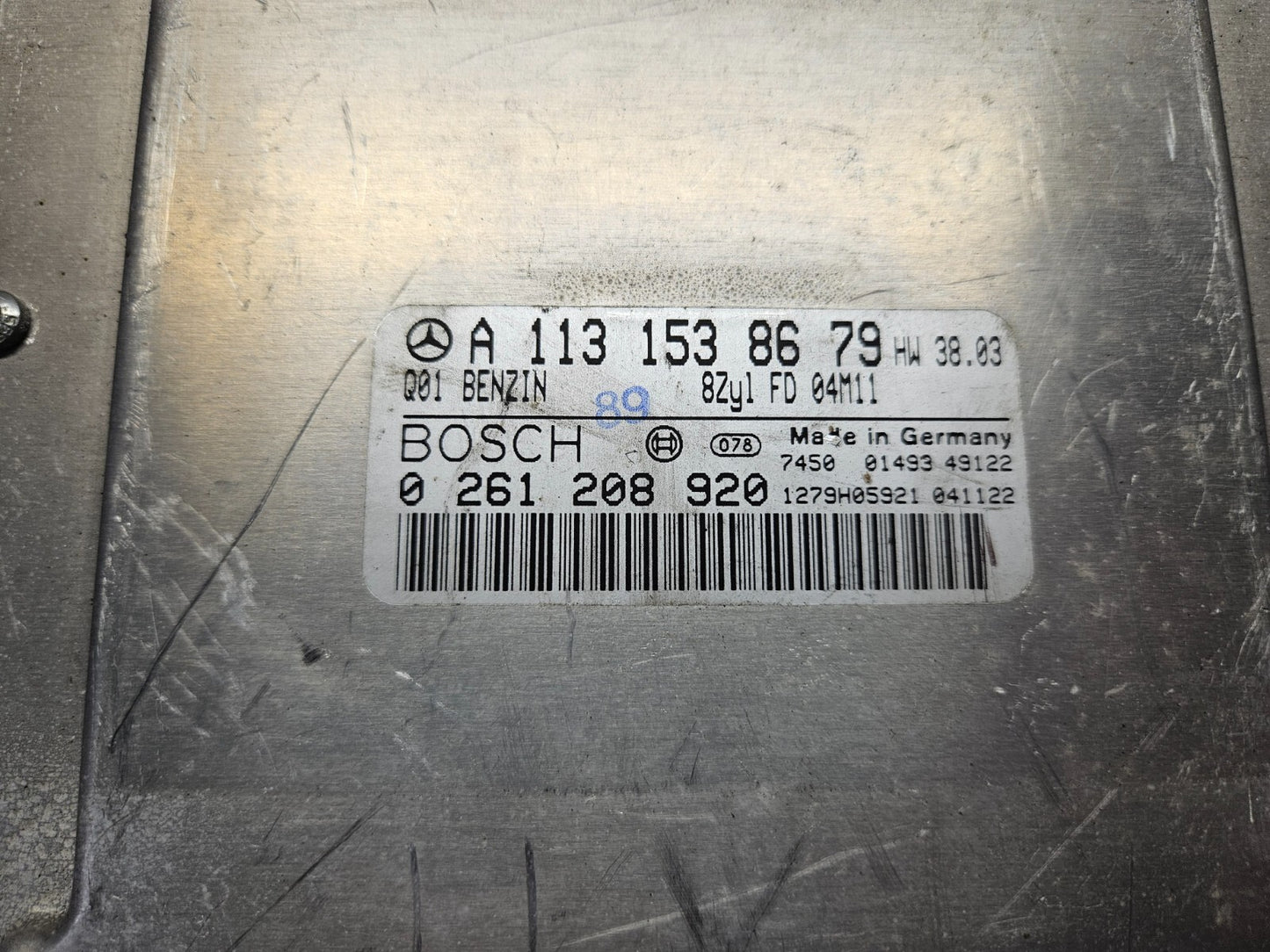 Mercedes E SL CL S Motorsteuergerät Steuergerät A 1131538679 0261208920♻️