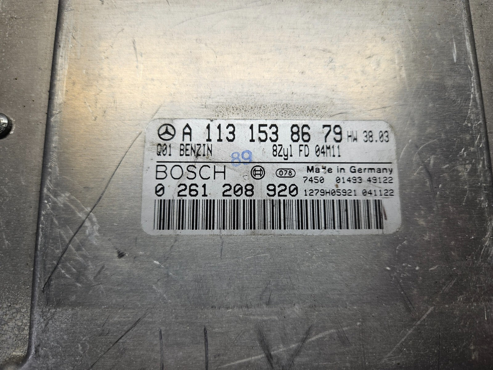 Mercedes E SL CL S Motorsteuergerät Steuergerät A 1131538679 0261208920♻️