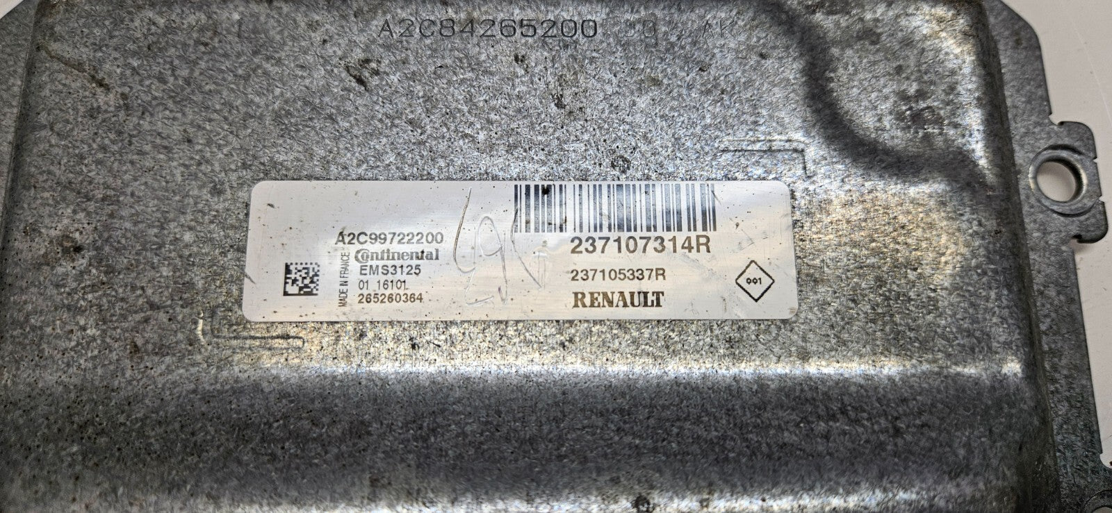 Renault Dacia Motorsteuergerät Steuergerät 237107314R A2C99722200