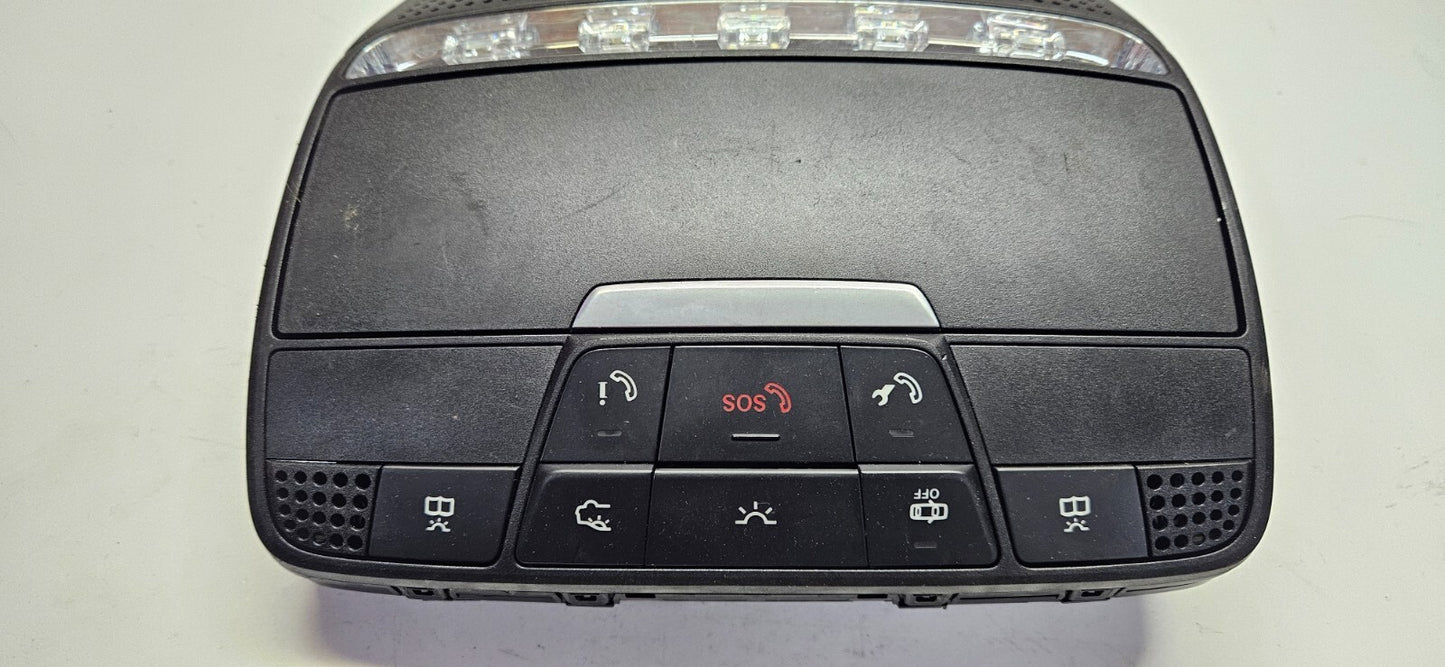 Mercedes W213 Dachbedieneinheit Innenraumbeleuchtung A 0009005810 A 0009019203