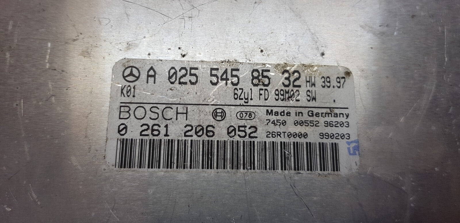 Mercedes Motorsteuergerät A 0255458532 0261206052 ZURÜCKGESETZT