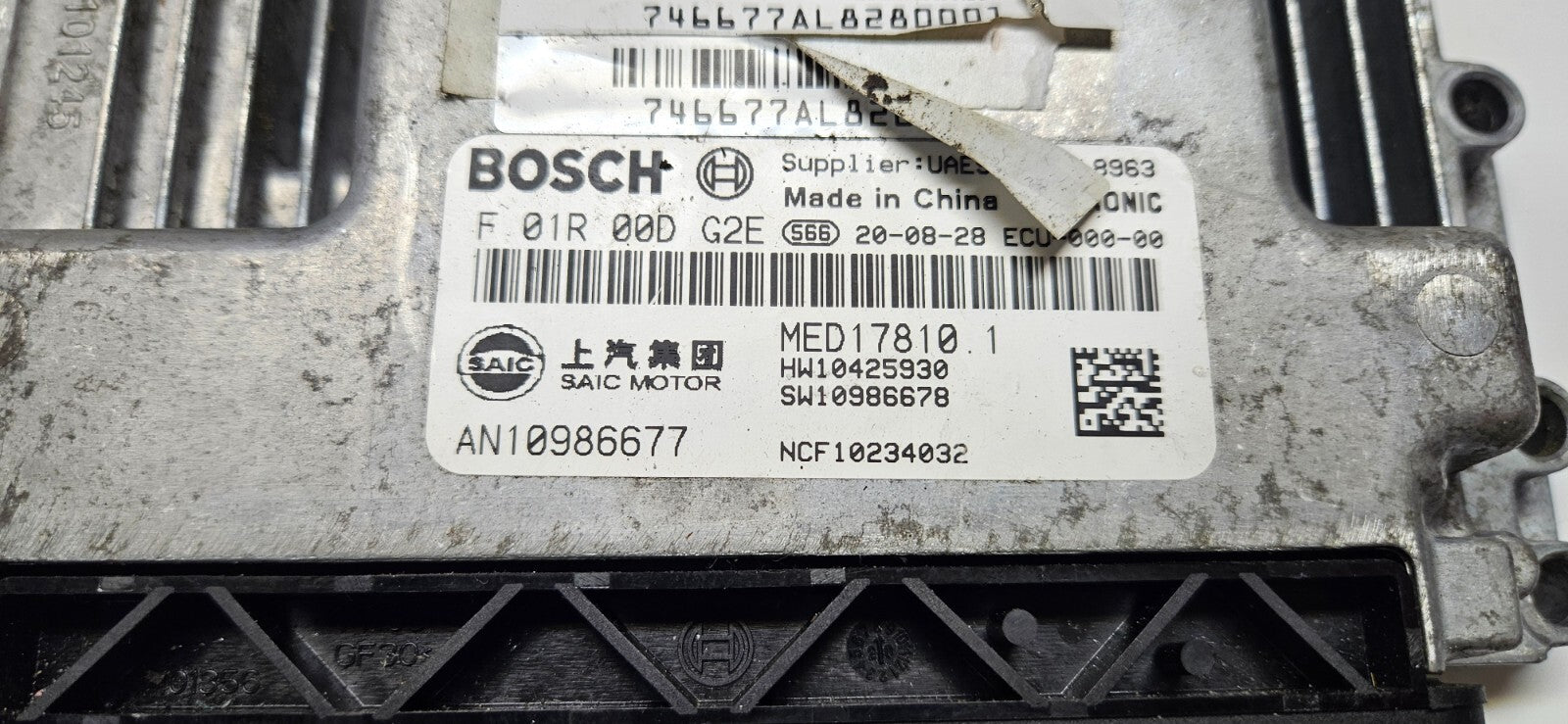 MG Motorsteuergerät Steuergerät AN10986677 F01R00DG2E