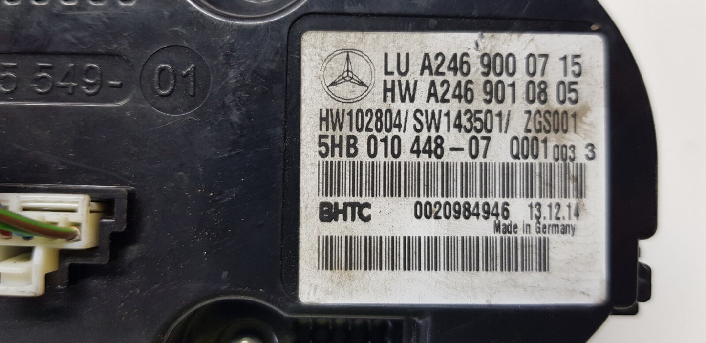 Mercedes A B CLA GLA AC Klima Klimabedienteil A 2469000715 A 2469010805