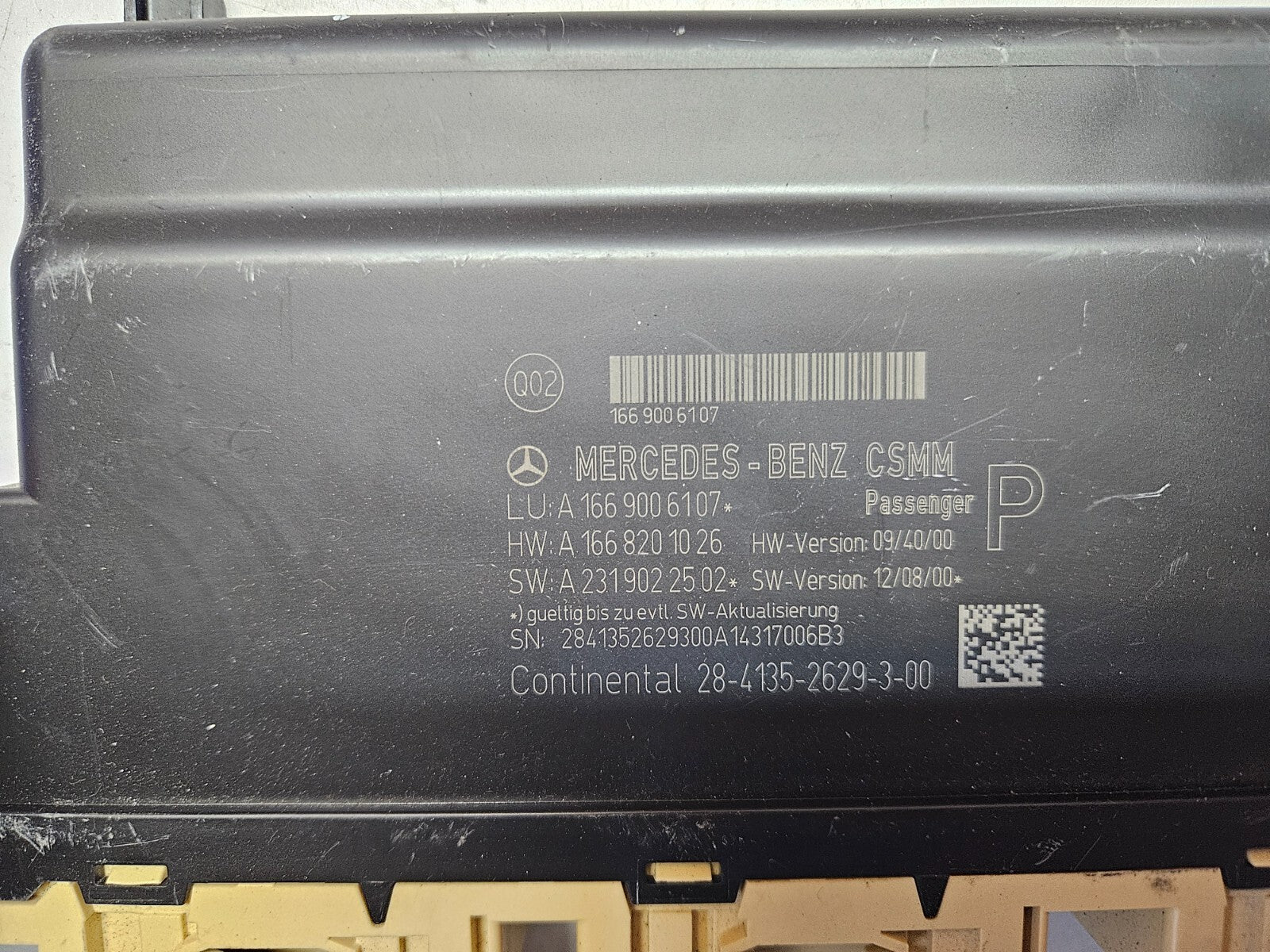 Mercedes Sitzsteuergerät Steuergerät A 1669006107 A 1668201026 ♻️