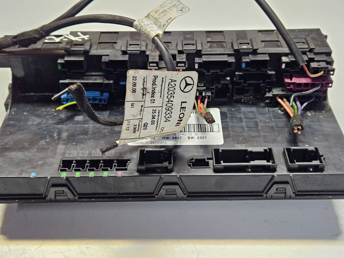 Mercedes C CLK Sicherungskasten SAM Steuergerät 2035454701 5DK008486-75 ♻️ #2
