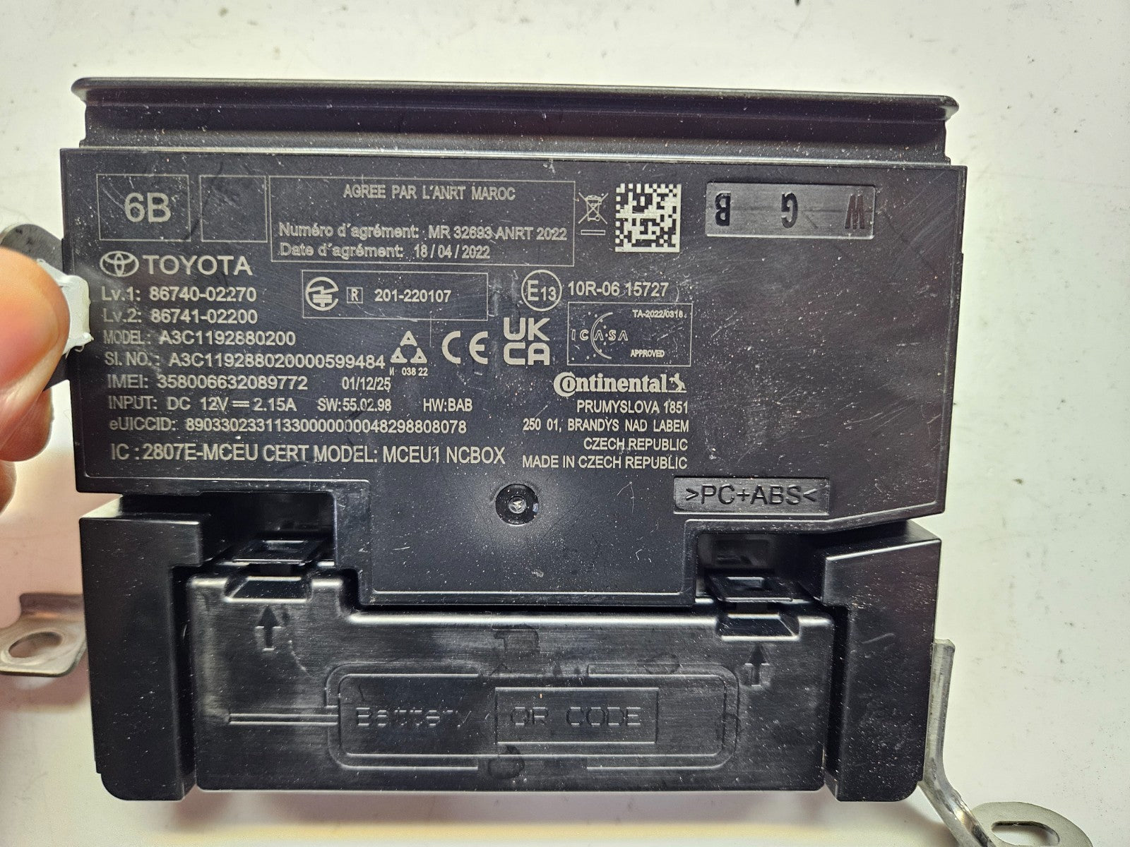 Toyota Telefonsteuergerät Steuergerät 86740-02270 ♻️