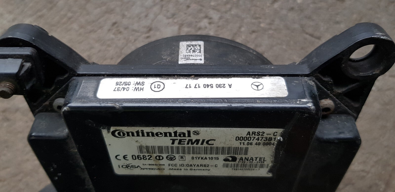 Mercedes SL R230 Distronic Radarsensor A 2305401717