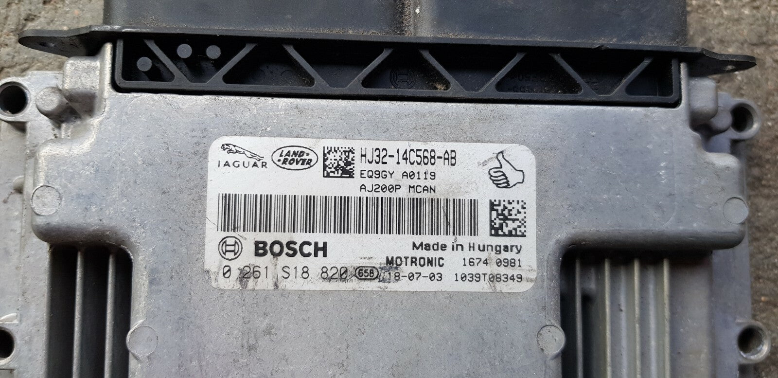 Jaguar Land Rover Motorsteuergerät Steuergerät HJ32-14C568-AB 0261S18820