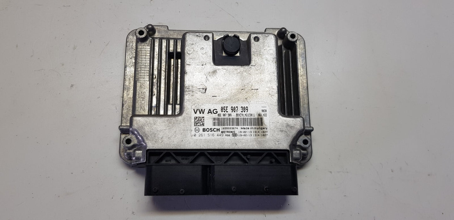 VW Audi Seat Motorsteuergerät Steuergerät 05E907309 0261S16449