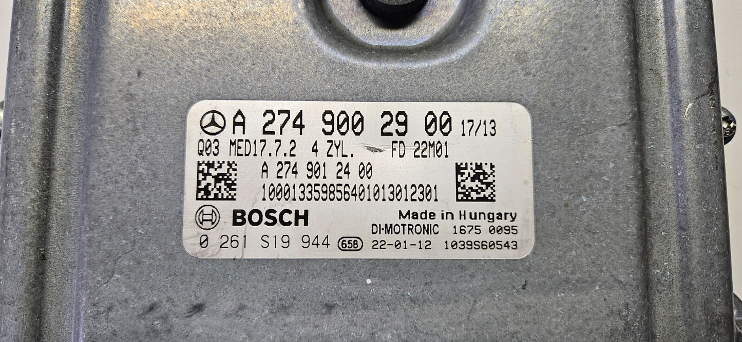 Mercedes Motorsteuergerät Steuergerät A 2749002900 0261S19944