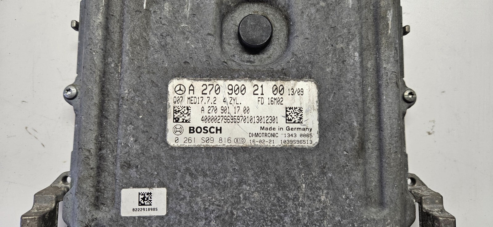 Mercedes Motorsteuergerät Steuergerät A 2709002100 0261S09816 ♻️