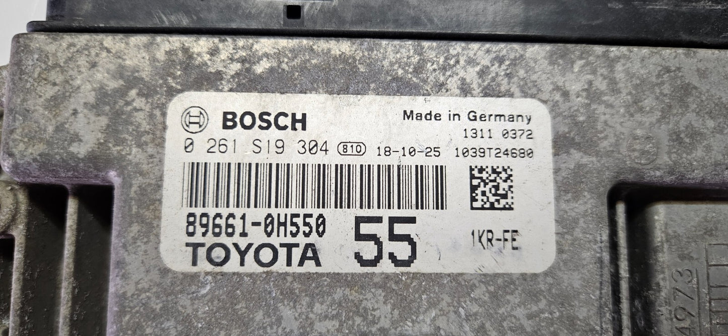 Toyota Peugeot Citroen Motorsteuergerät Steuergerät 0261S19304 89661-0H550 ♻️