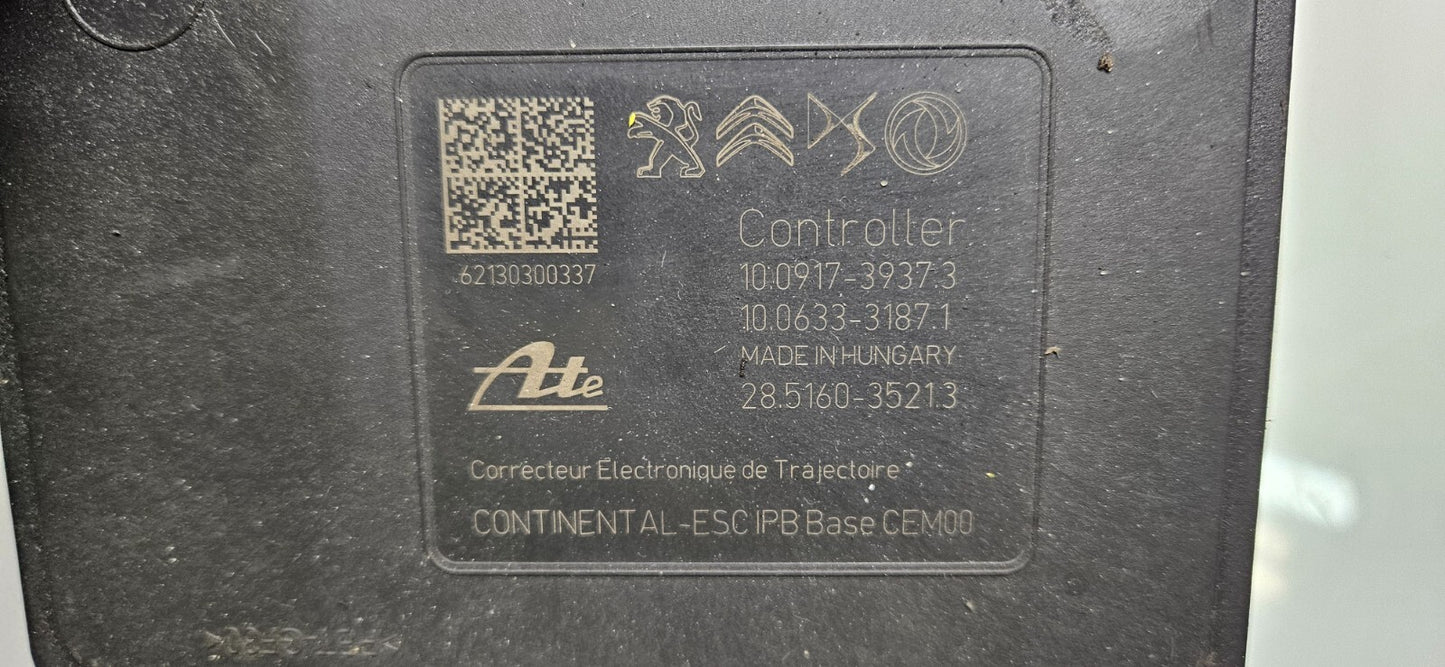Citroen ABS Hydraulikblock Steuergerät 9841360580 10.0917-3937.3 ♻️