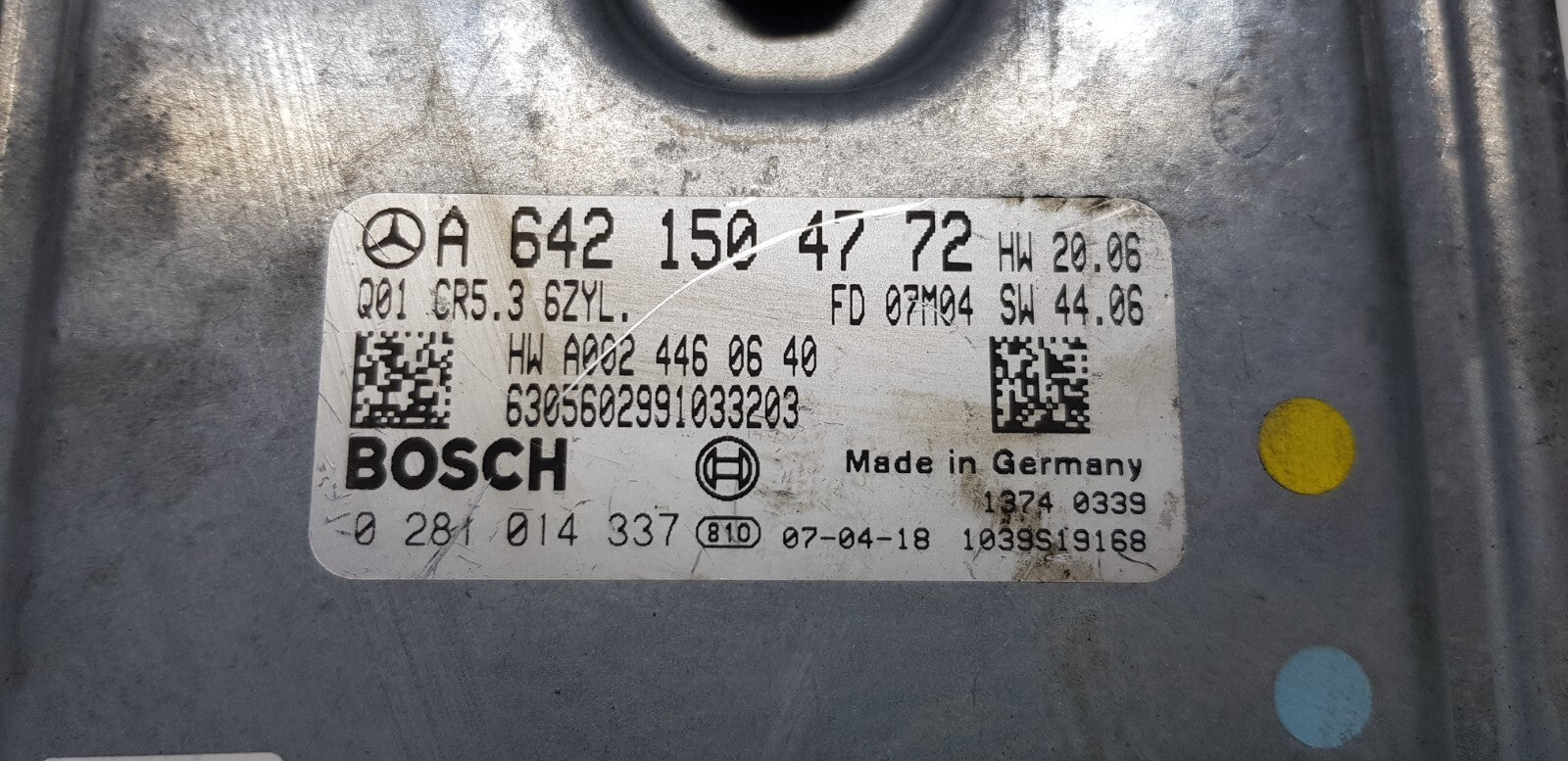 Mercedes W221 Motorsteuergerät Steuergerät A 6421504772 0281014337