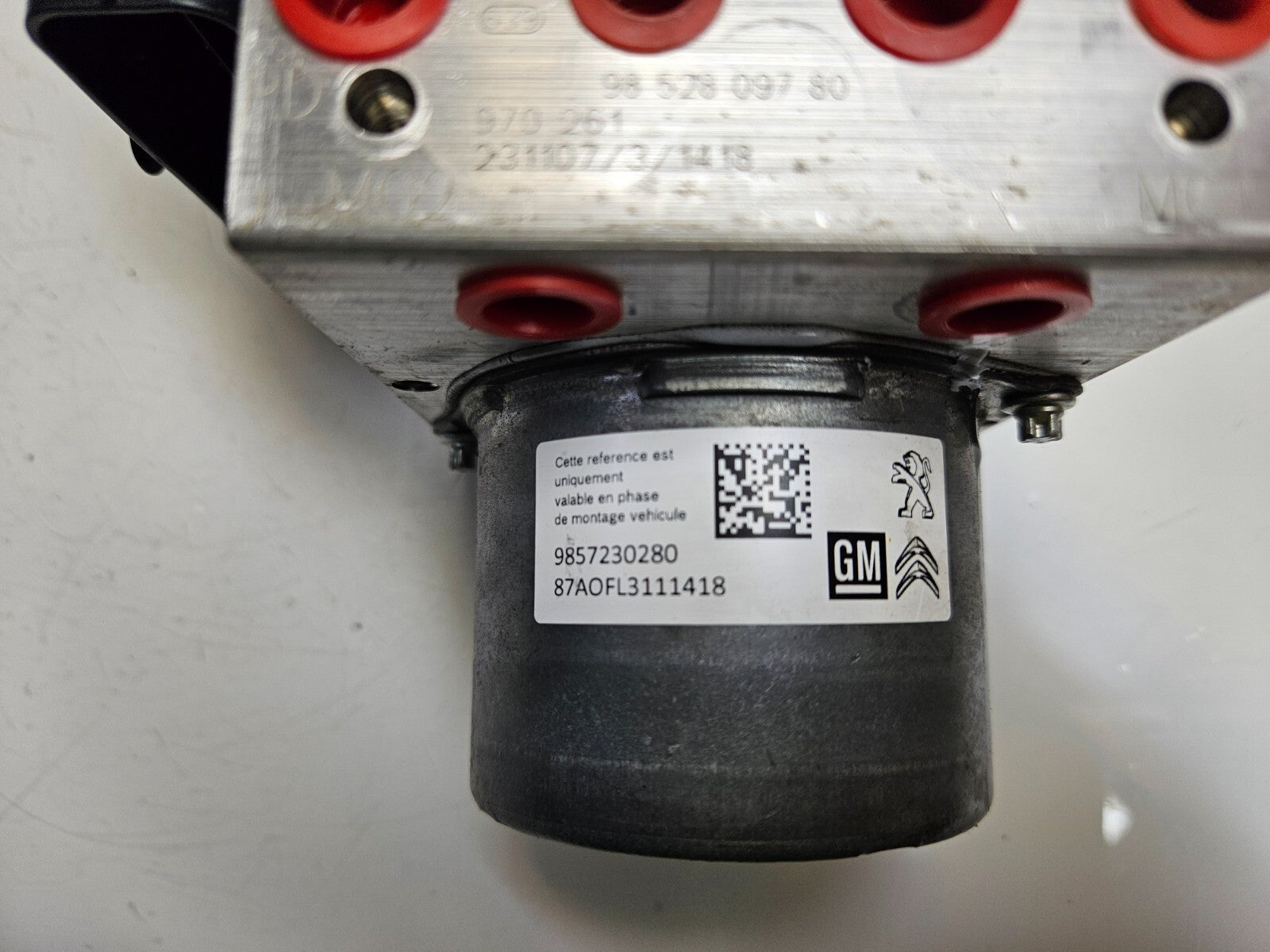 Opel Corsa Schaltg. ABS Hydraulikblock Steuergerät 9857230280 0265298742 ♻️