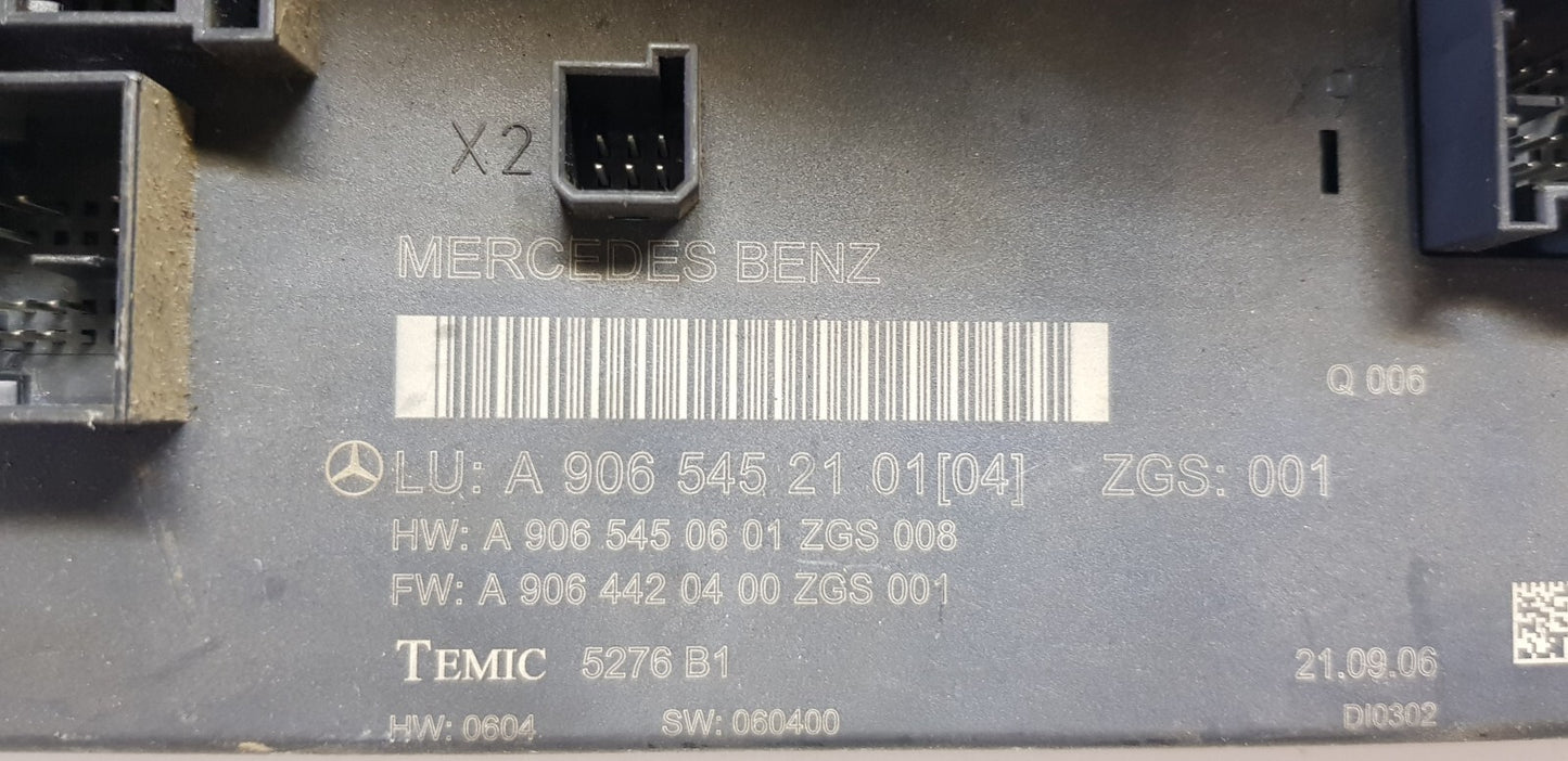Mercedes Sprinter SAM Steuergerät Sicherungskasten A 9065452101 A 9065450601