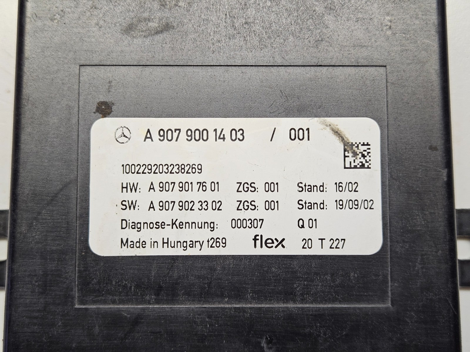 Mercedes Sprinter W907 Steuergerät A 9079001403 A 9079017601 ♻️