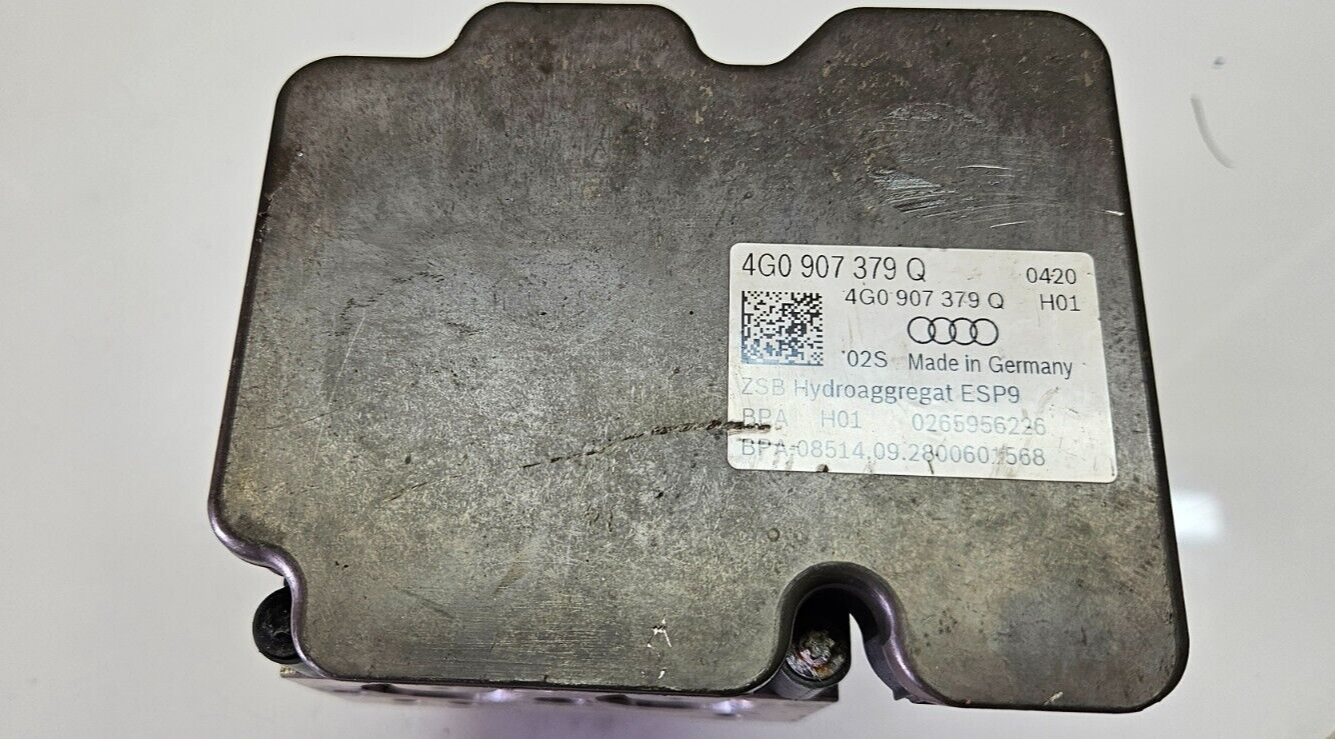 Audi ABS Hydraulikblock Pumpe Steuergerät 4G0907379Q 4G0614517AG 0265956226