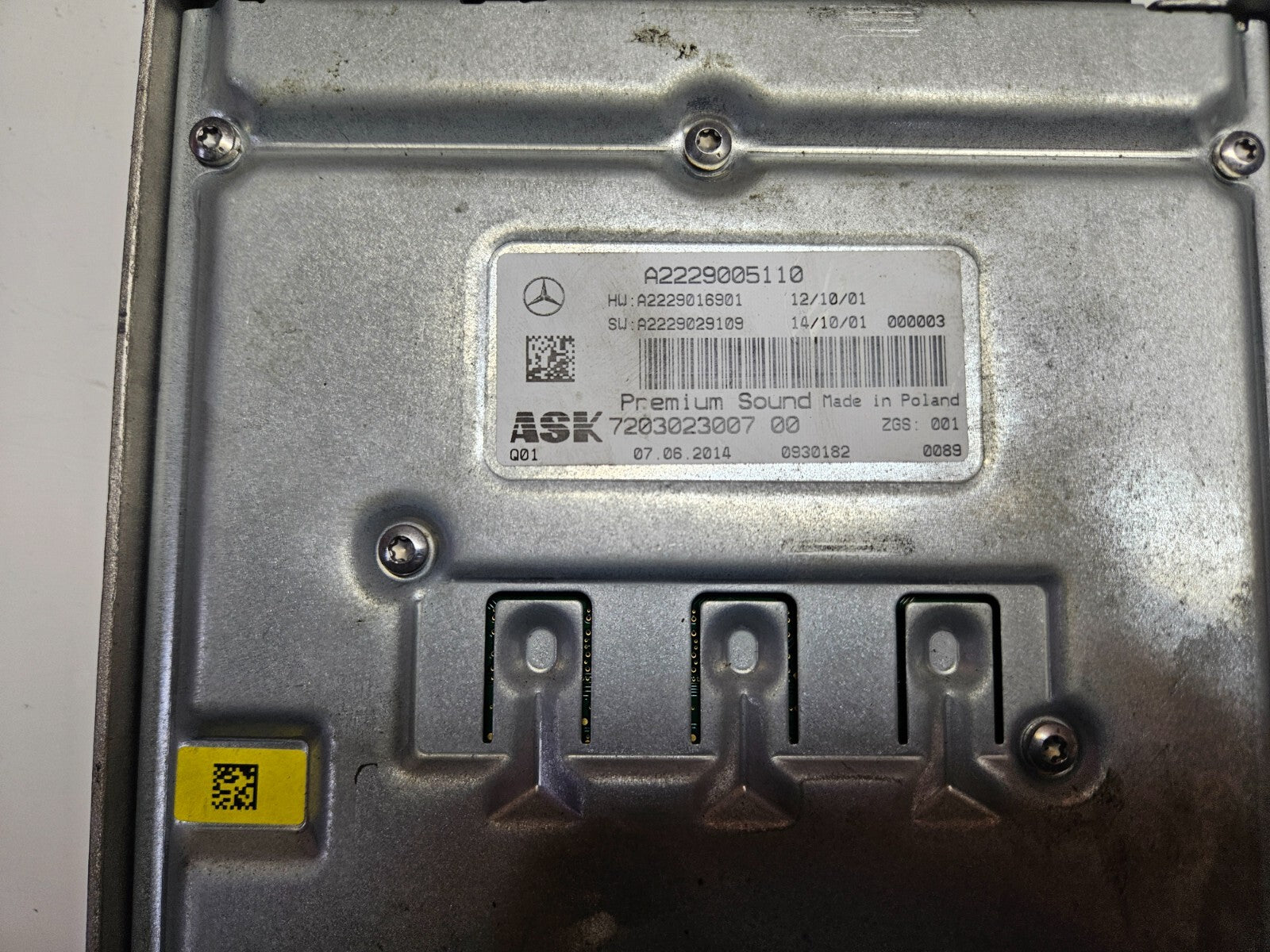 Mercedes C S Audio Verstärker Burmester A 2229005110 A 2229016901 ♻️