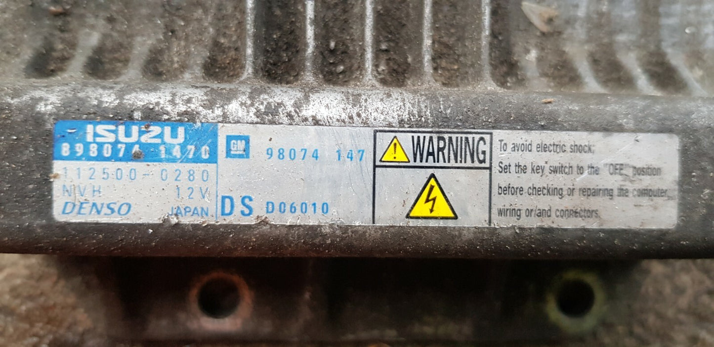 Opel Meriva Motorsteuergerät 98074147 8980741470 112500-0280 PLUG&PLAY