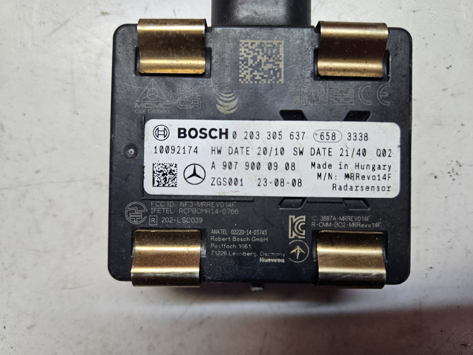 Mercedes Distronic Abstandssensor Radarsensor A 9079000908 0203305637 ♻️