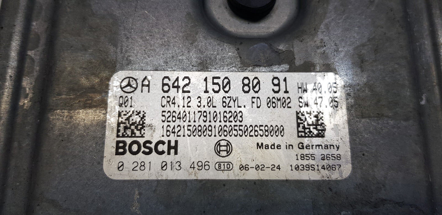 Mercedes Motorsteuergerät Steuergerät A 6421508091 0281013496 zurückgesetzt ♻️