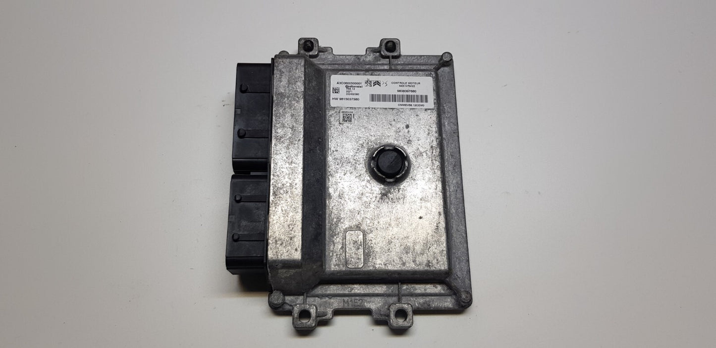 Opel Peugeot Citroen Motorsteuergerät 9838397680 9815037580 OHNE WFS / IMMO OFF