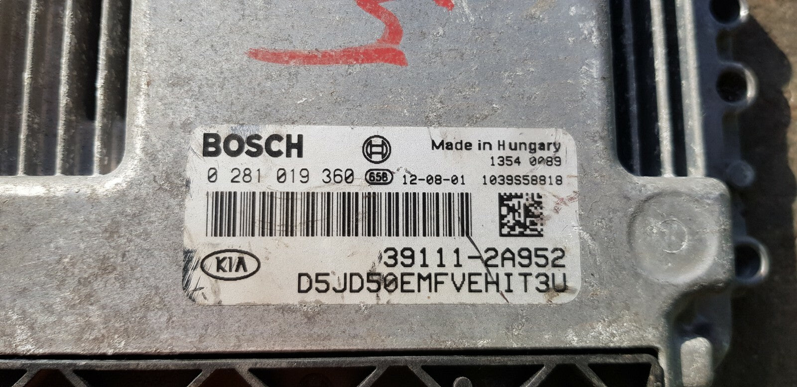 Kia Motorsteuergerät Steuergerät 39111-2A952 0281019360