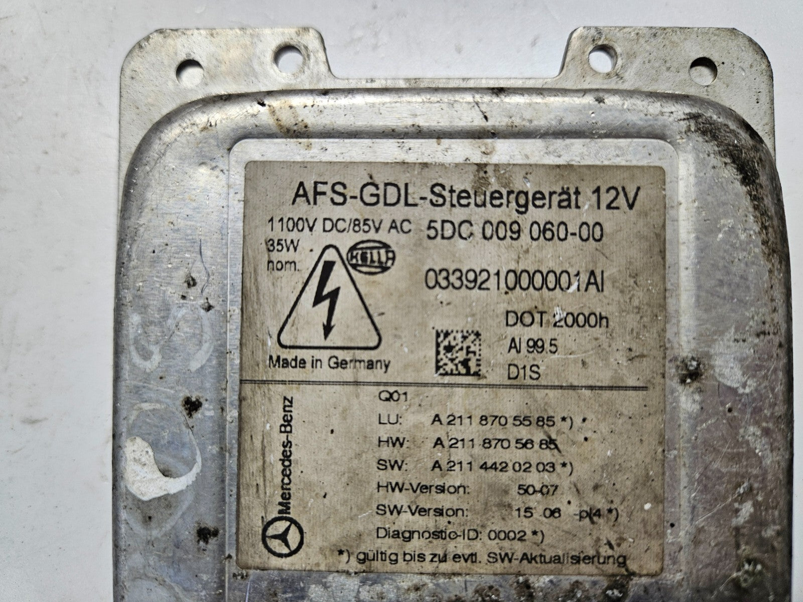 Mercedes Xenon Scheinwerfer Steuergerät A 2118705585 A 2118705685 ♻️