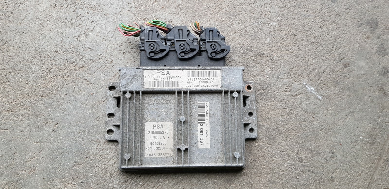 Peugeot Citroen Motorsteuergerät Steuergerät 9641231880 9637706480 21646053-5 ♻️