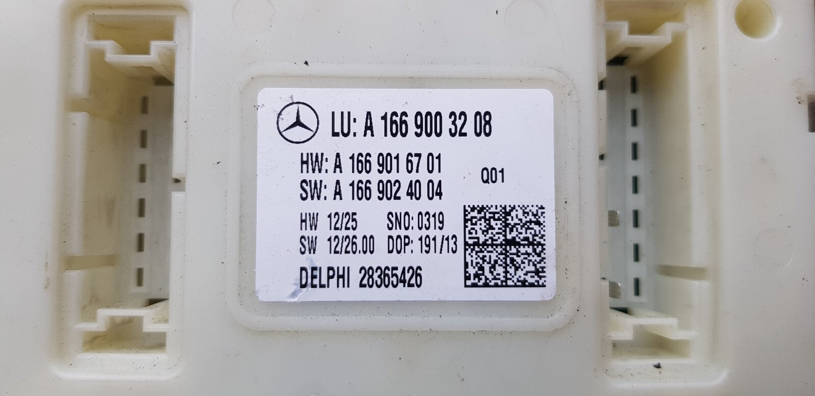 Mercedes W166 SAM Steuergeräte A 1669003208 A 1669016701