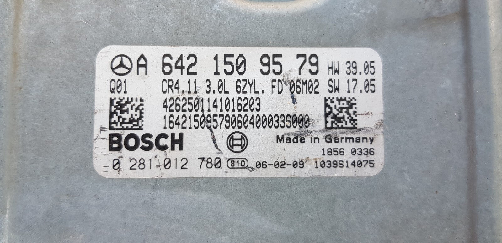 Mercedes Motorsteuergerät Steuergerät A 6421509579 0281012780 PLUG & PLAY