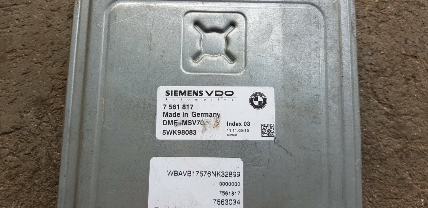 BMW Motorsteuergerät Steuergerät 7561817 5WK98083