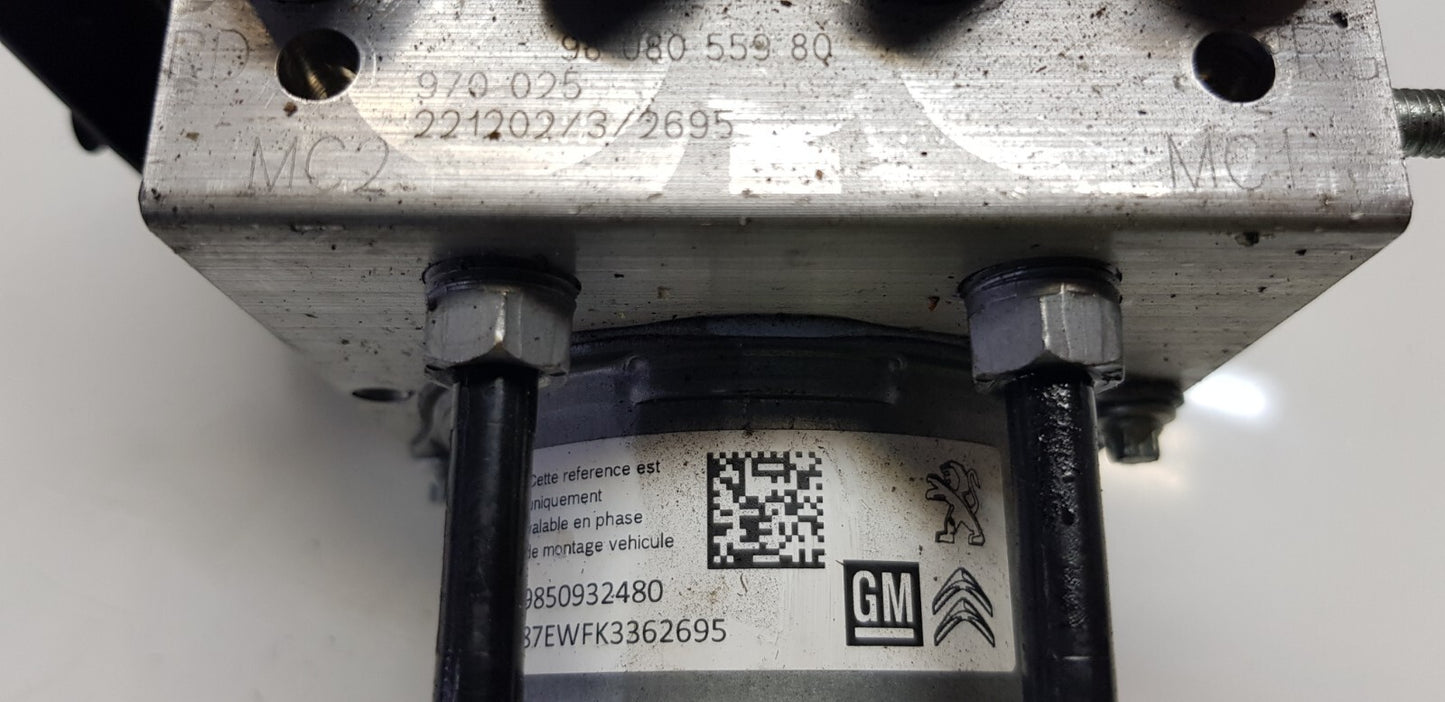 Citroen C3 Schaltg. ABS Hydraulikblock Pumpe Steuergerät 9850932480 9808055980