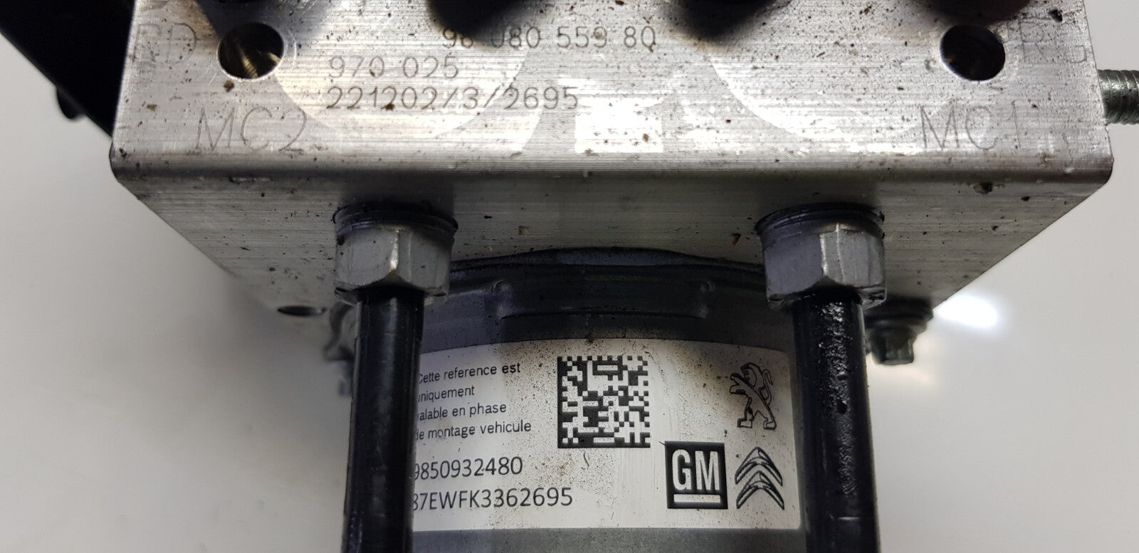 Citroen C3 Schaltg. ABS Hydraulikblock Pumpe Steuergerät 9850932480 9808055980