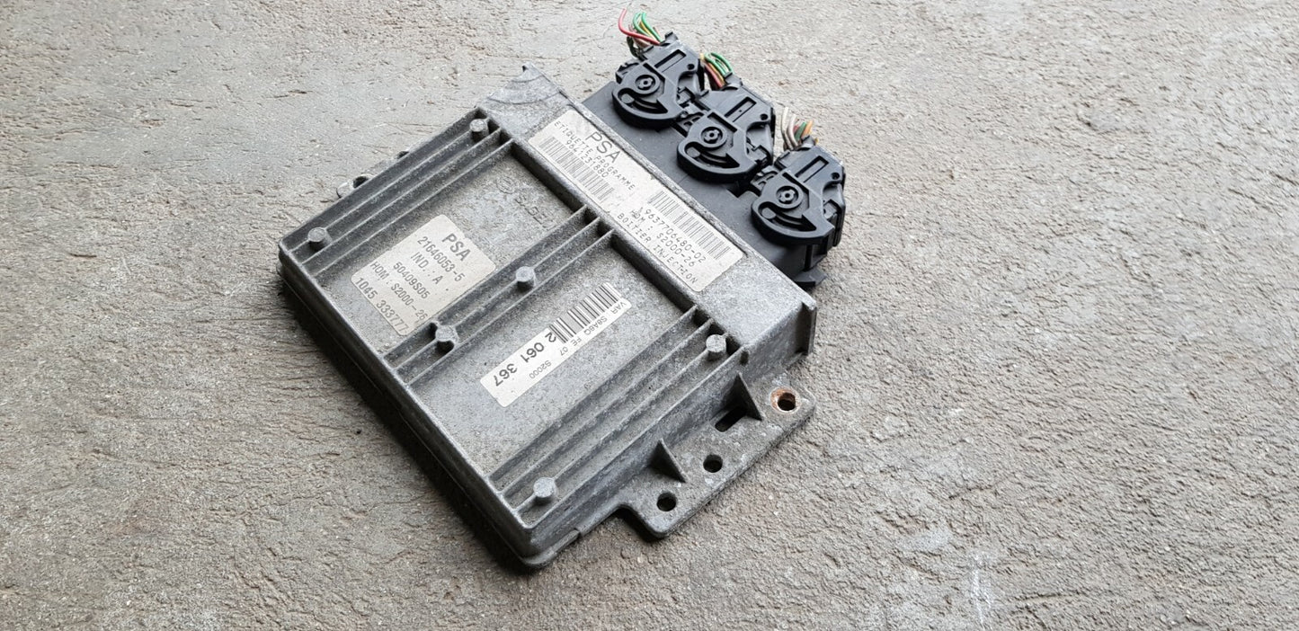 Peugeot Citroen Motorsteuergerät Steuergerät 9641231880 9637706480 21646053-5 ♻️