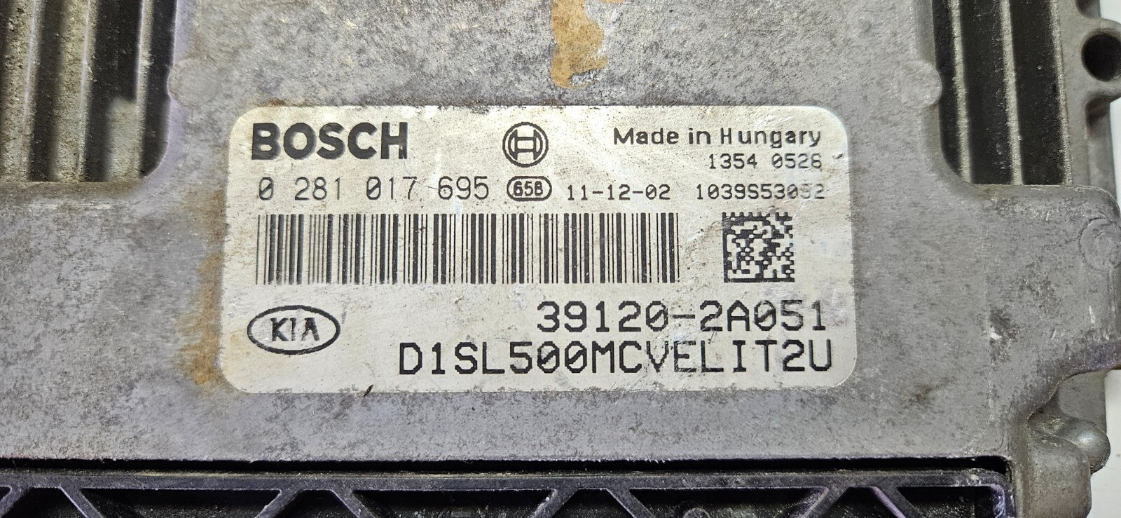 Kia Motorsteuergerät Steuergerät 0281017695 39120-2A051