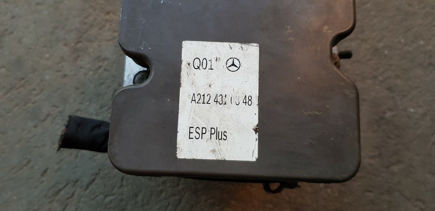 Mercedes W207 W212 ABS Hydraulikblock Pumpe Steuergerät A 2124310848 0265956094
