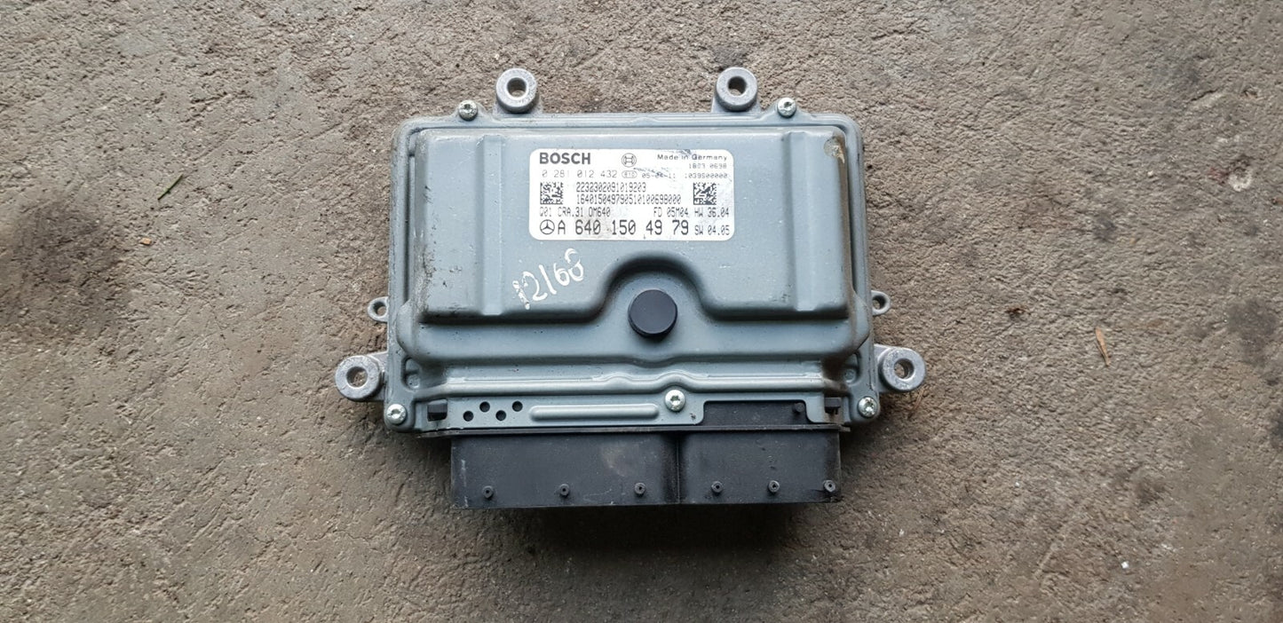 Mercedes W169 Motorsteuergerät Steuergerät A 6401504979 0281012432 ♻️