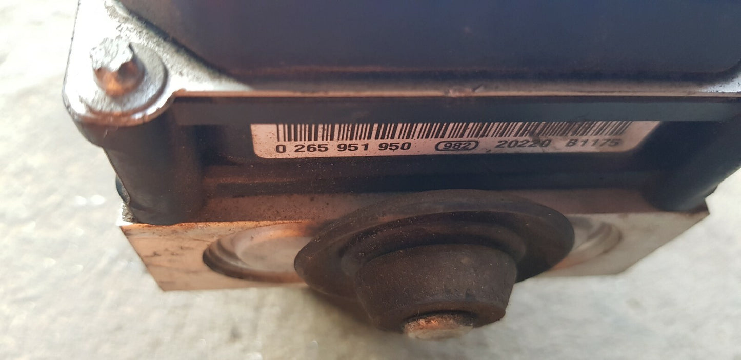 Fiat ABS Hydraulikblock Pumpe Steuergerät 0265951950 0265252216
