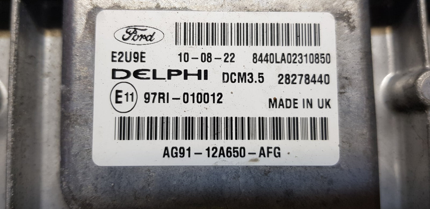 Ford S-Max Motorsteuergerät Steuergerät AG91-12A650-AFG 28278440 ♻️