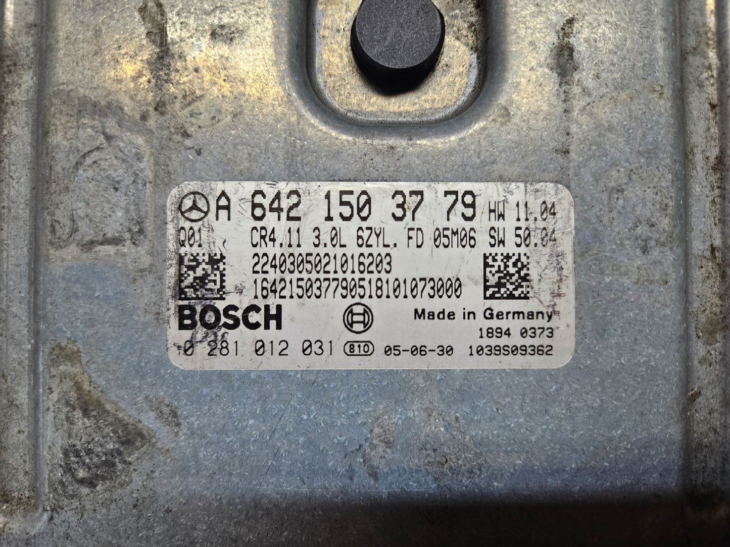 Mercedes Motorsteuergerät Steuergerät A 6421503779 0281012031 EDC16CP31 ♻️
