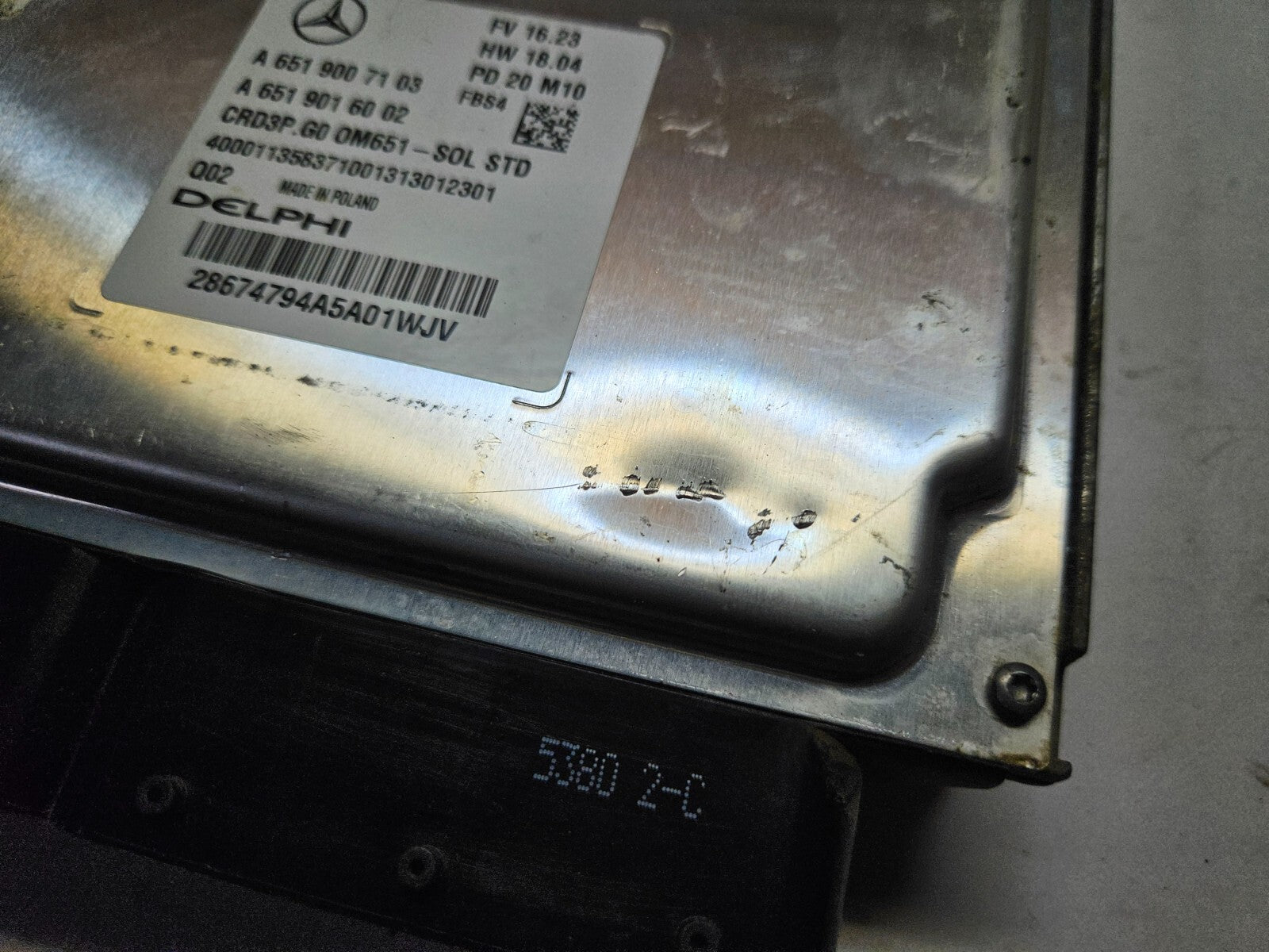Mercedes Motorsteuergerät Steuergerät A 6519007103 A 6519016002 ♻️