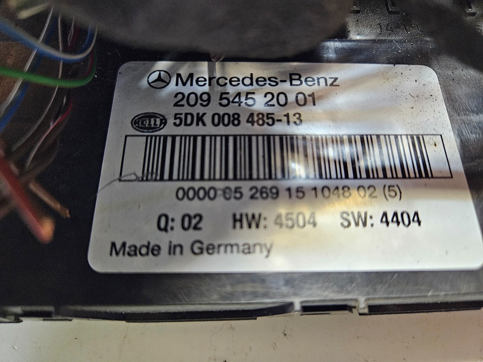 Mercedes CLK W209 SAM Steuergerät Sicherungskasten 2095452001 5DK008485-13 ♻️