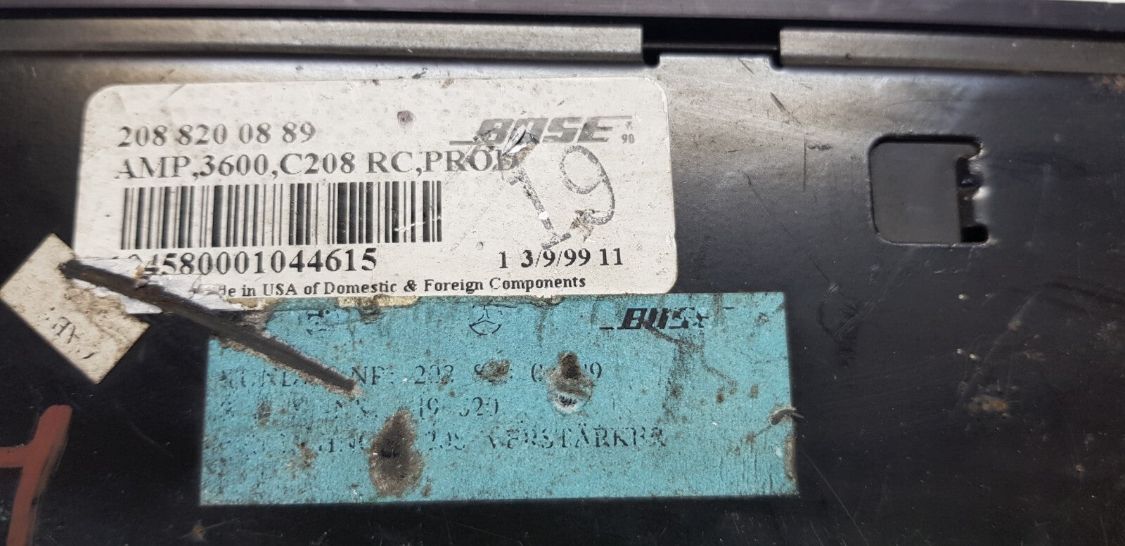 Mercedes CLK W208 Steuergerät Bose Verstärker 2088200889