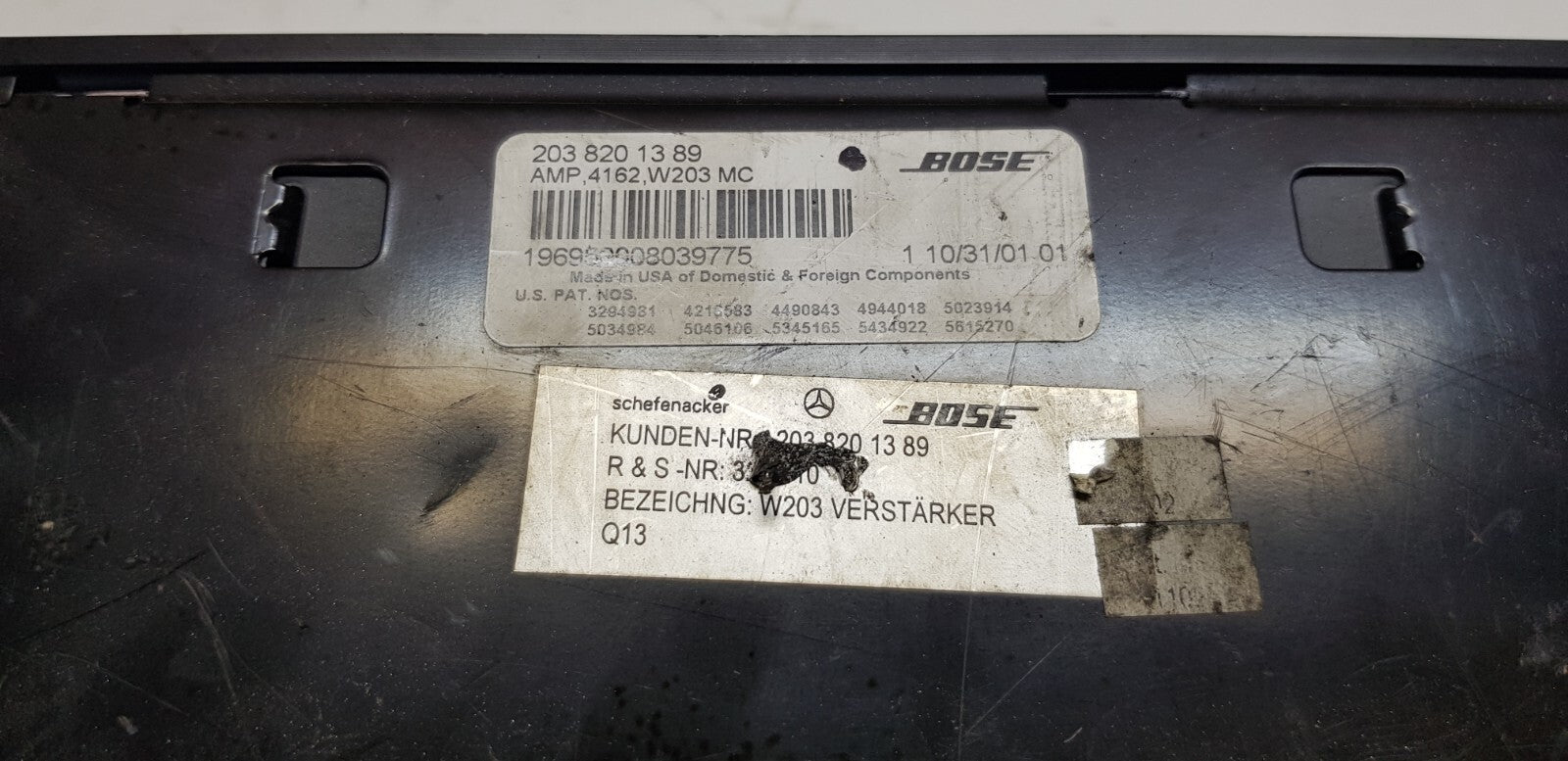 Mercedes W203 Steuergerät Bose Verstärker 2038201389