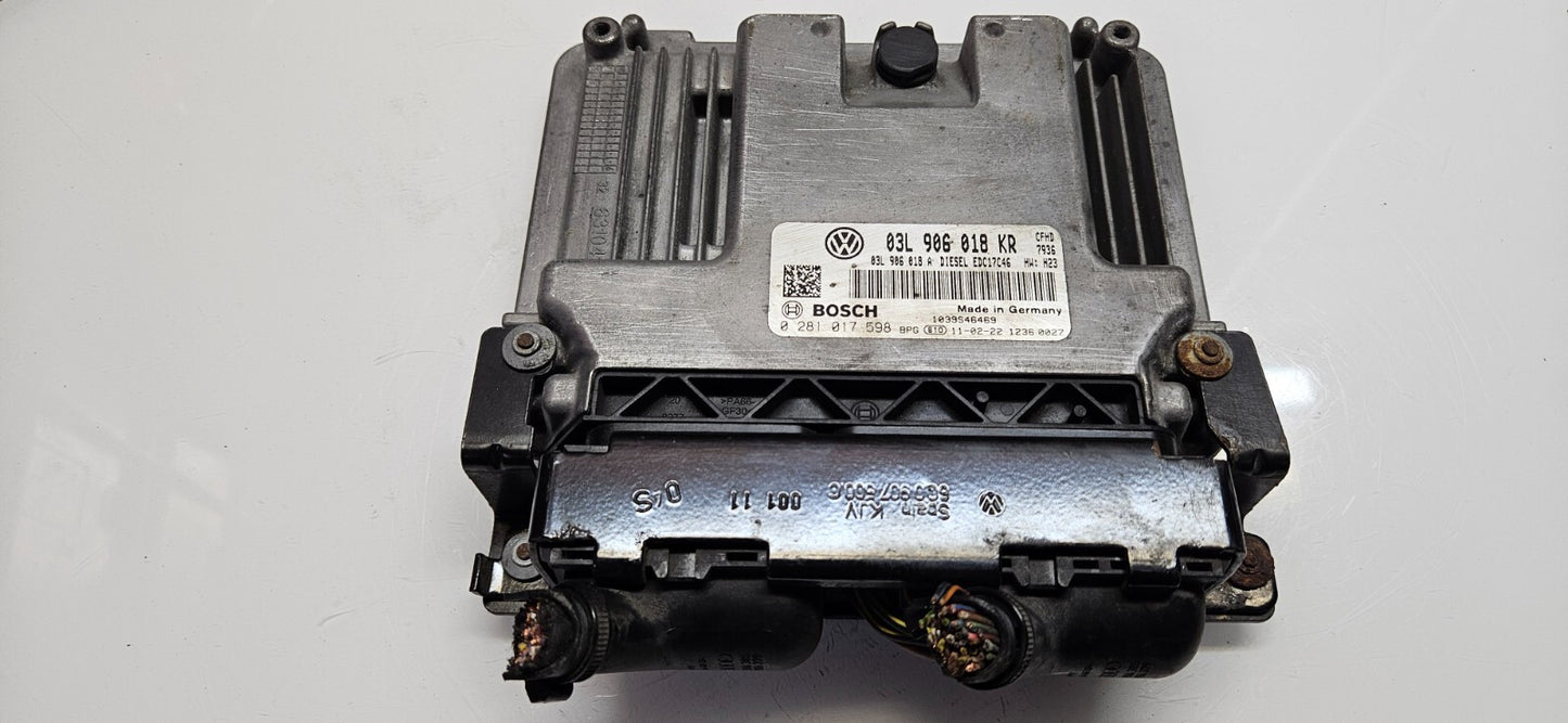Seat Motorsteuergerät Steuergerät 03L906018KR 0281017598 ♻️