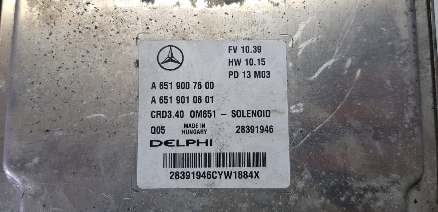 Mercedes Motorsteuergerät Steuergerät A 6519007600 A 6519010601