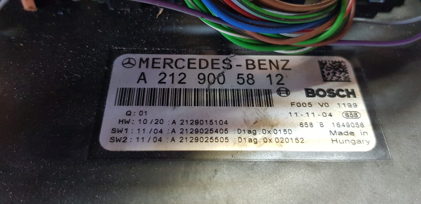 Mercedes W204 W212 SAM Sicherungskasten Steuergerät A 2129005812 A 2129015104